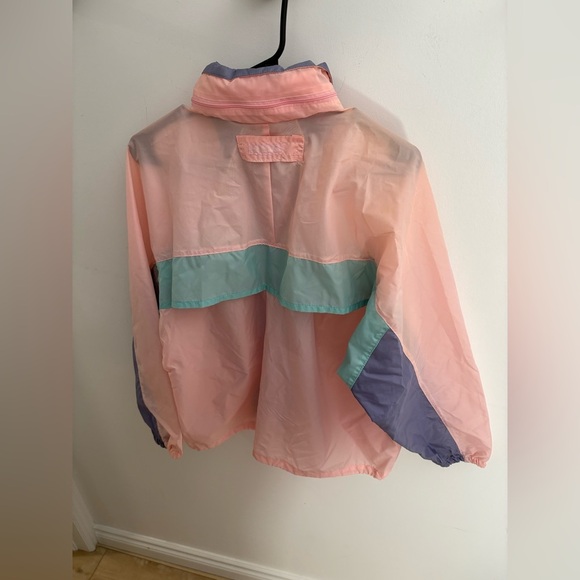 VINTAGE- 80s WINDBREAKER- BROOKS - WOMAN- RUNNING JACKET- Large - Picture 8 of 8